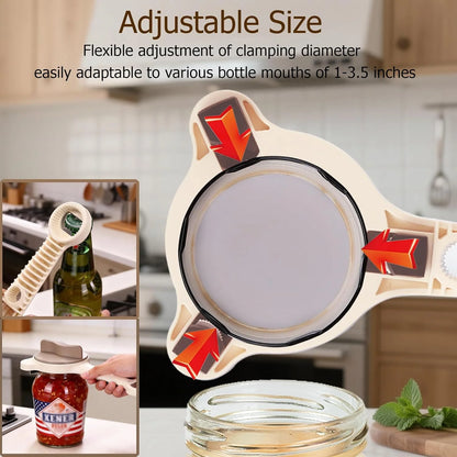 2026 New 4-in-1 Jar Opener with Stainless Steel Claws