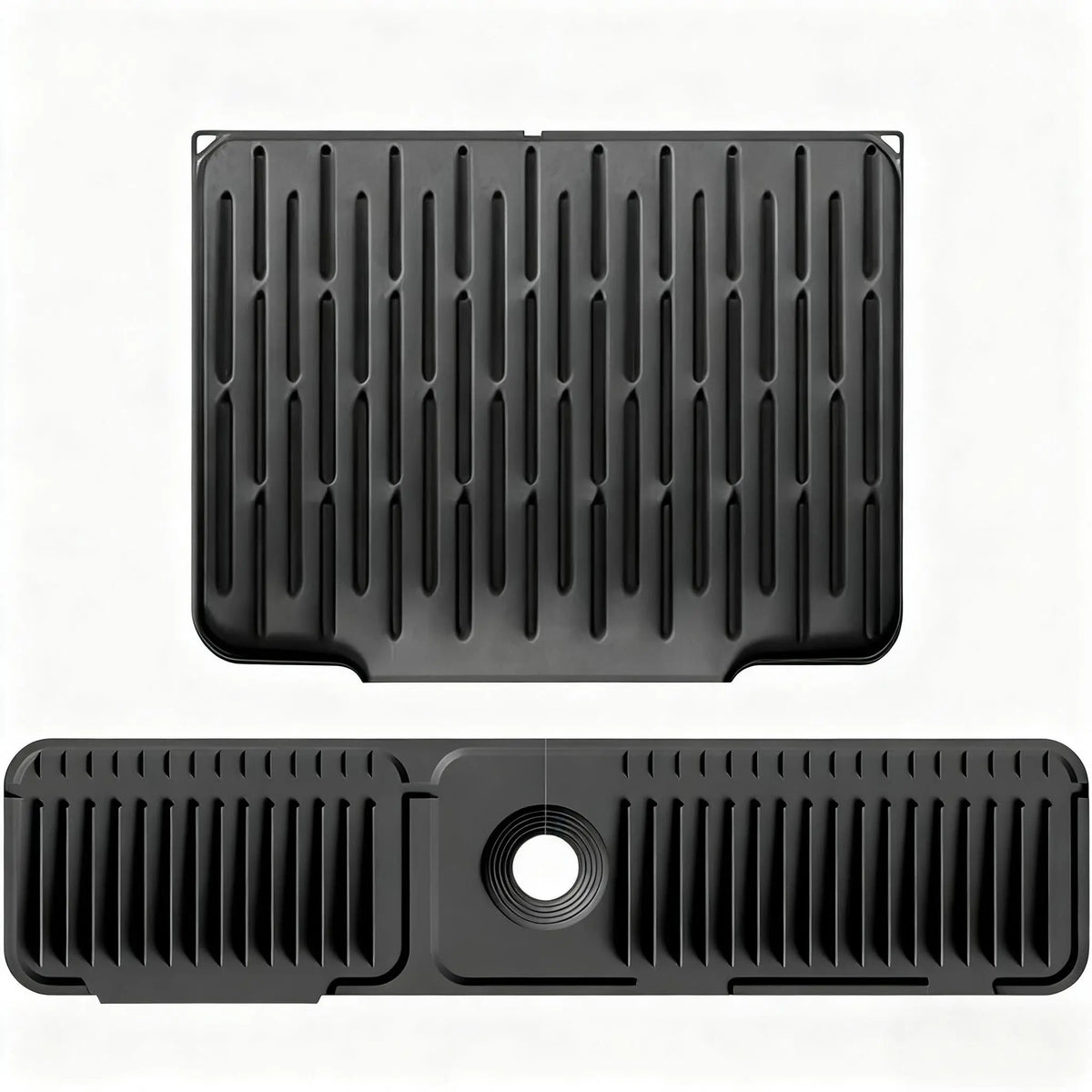Silicone Sink Mat - Sink Protector with Quick Drain for Kitchen and Bathroom