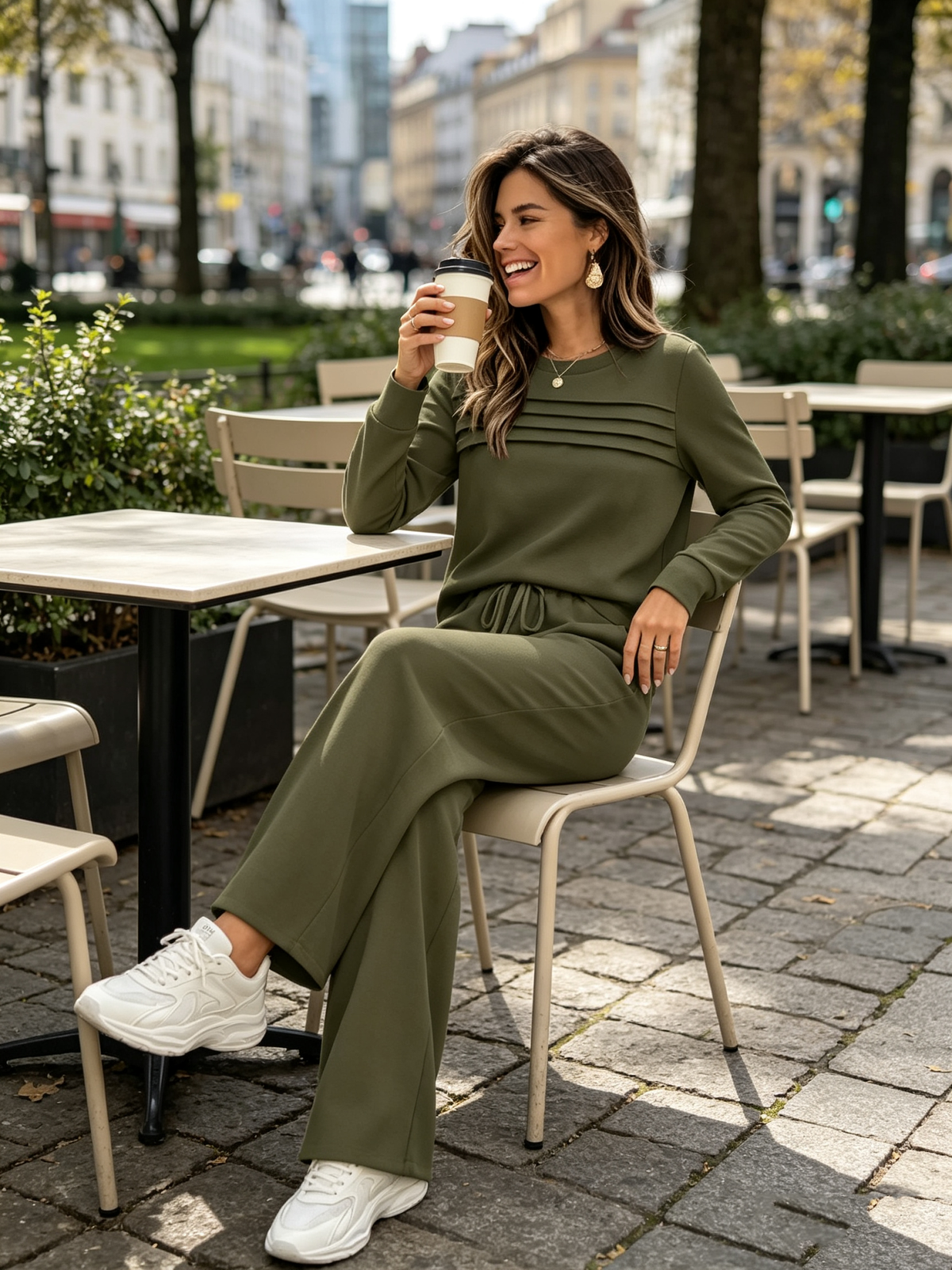 💥 Hot Sale Women's 2 Piece Sets Sweatshirt Casual Travel Outfits