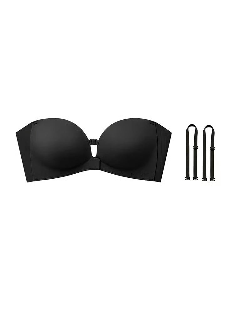 Women's Strapless Front Closure Push-Up Bra