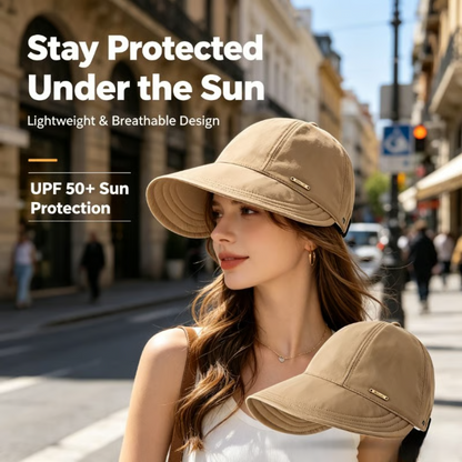 Women's Wide Brim Sun Visor Hat
