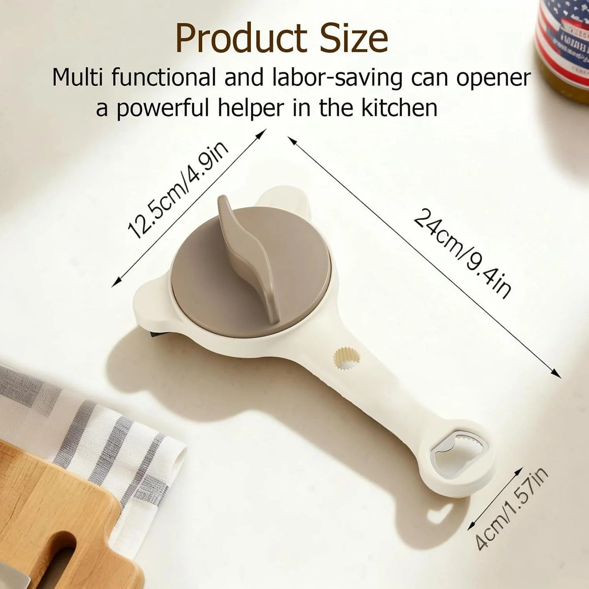 2026 New 4-in-1 Jar Opener with Stainless Steel Claws