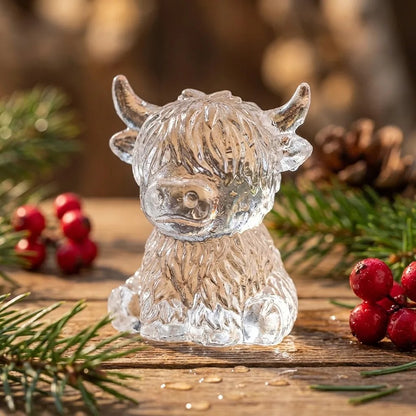 🔥🐮Highland Cow Silicone Ice Cube Tray– Cute 3D Ice for Drinks, Parties & Gifts