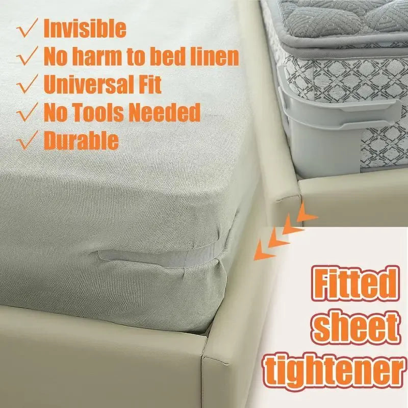 🔥🌟🛌4-Pack Heavy Duty Bed Sheet Clips